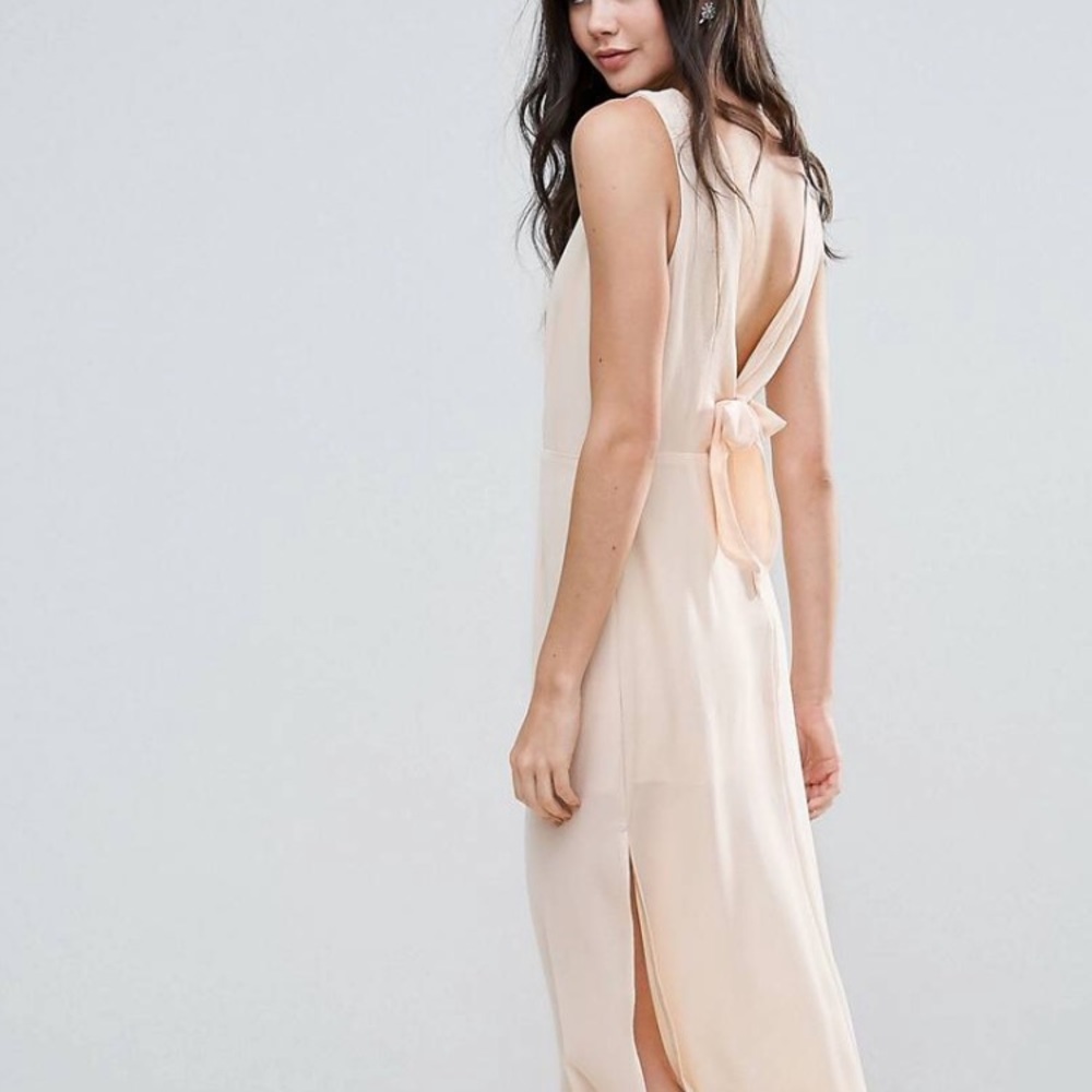 OPEN BACK MAXI PalePINK. WORN ONCE! Perf condition